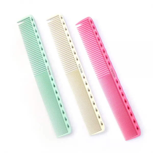 루시피 T/S 프로페셔널 컬러 커트빗 336 (3color) 듀얼 컷트빗, 핑크