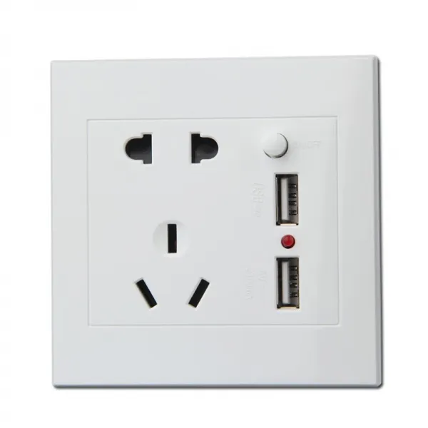 곰탱 상점 이지웨이카드리더기 정선함 노출이 없는 복장 디프 룩 너더댓새 겹 USB 소켓 패널 220V 양 공 4위치 36V, 디프 룩 오공 겹 USB 패널 화이트
