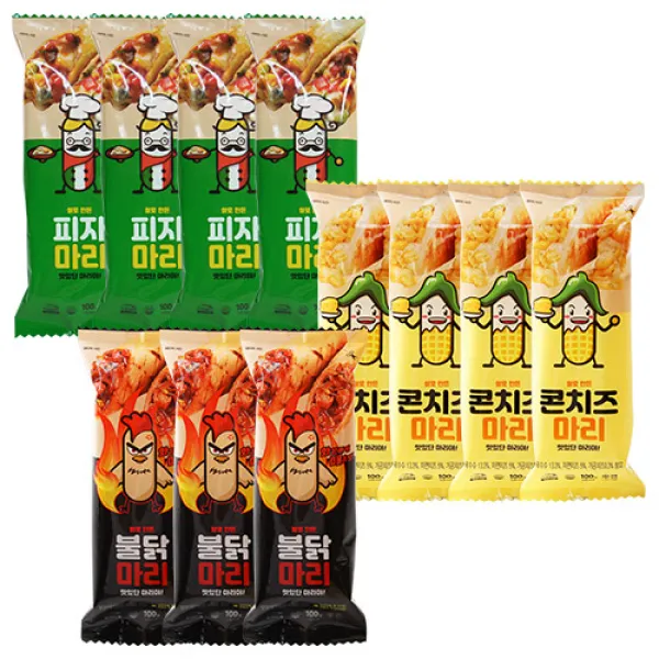 구워나온마리시리즈 10+1set [MA003]_(피자4+콘치즈4+불닭3)_2세트이상 구매시 사은품 증정, 1세트