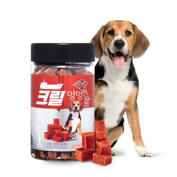 ♣퍼스트몰♣굿_샵first_크릴멍멍 크릴큐브 180g 강아지밥 강아지음식 강아지영양제 반려동물음식 반려동물영양제_good♪best♧ 옵션★확인은▶필수★크릴큐브 180g
