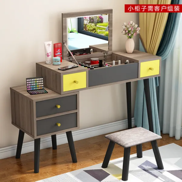 성급 공간 심플 스위트 화장대 침대가장자리 여성 메이크업 궤 분장실, 단장함 1메터 심도회 화장함 대 콤비네이션