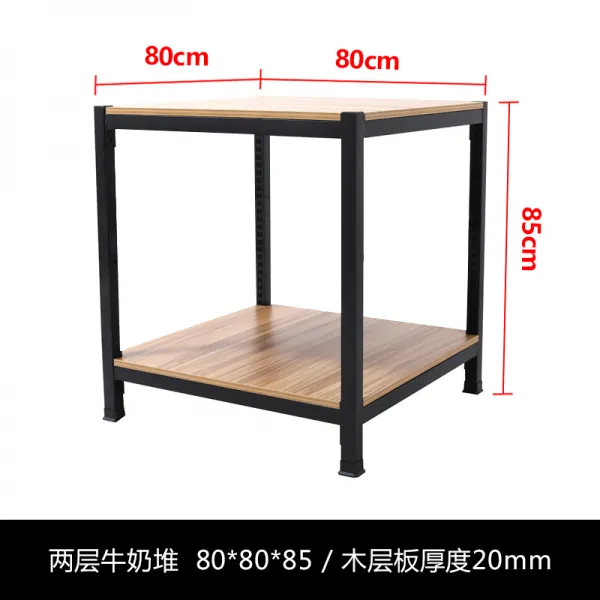 마트 산적 두목 판촉 밀크 식용오일 강목 삼층 궤 땅 쌓다, 가로세로 808085cm 두겹
