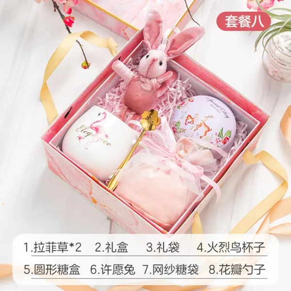 결혼 길동무 예 여성 들러리 실용적 웨딩 답례했다 만월주 10 살 잔치 생일, 20x20x8.5cm, 쿡밥 8