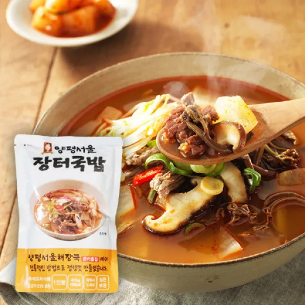 양평서울해장국 큰아들집 장터국밥 파우치 400g, 1팩