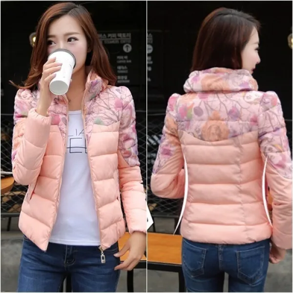 [해외]여성상의 > 캐쥬얼 점퍼/자켓 여성 캐쥬얼점퍼 / 아우터 Winter 2015 ultra-thin female models thick down jacket short paragraph Slim thin pad