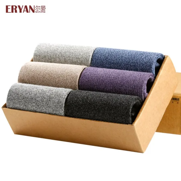 ERYAN-남자 양말 가을 겨울 남성용 솜양말 양말 알렉스 솜 양말 솜 양말 은형 땀 빨다 땀 투기 운동 얕다 입