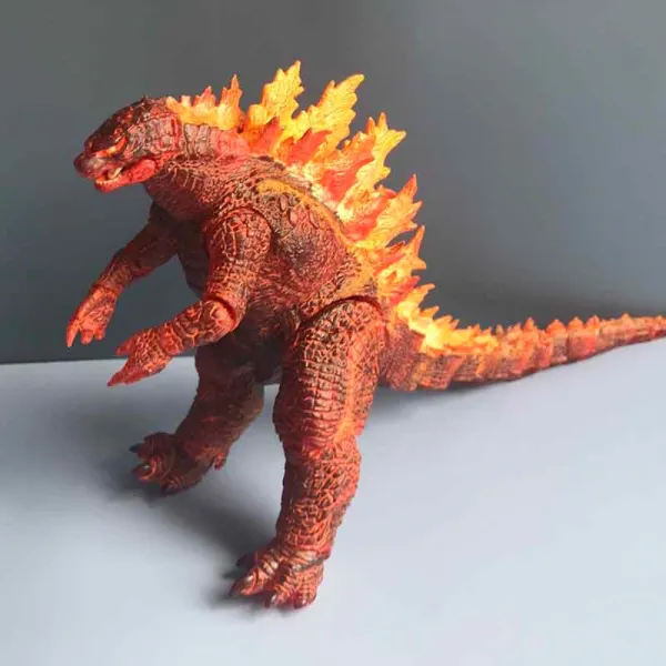 신고질라 피규어 킹오브 몬스터 레드버전 괴수 장난감 키덜트, 홍련고슬라(25cm)개