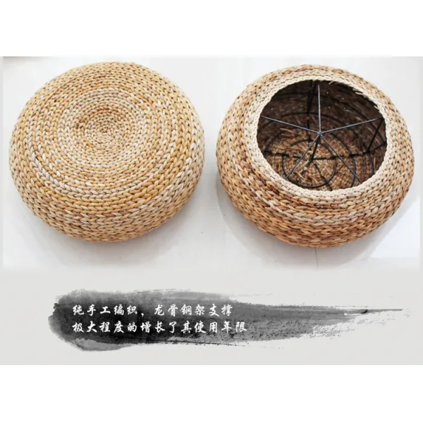 라탄방석 라탄인테리어 라탄 소품 라탄의자 라탄용품, 50X50cm, 어두운색(앞뒤모습)