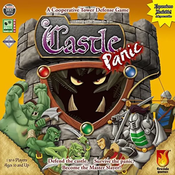 Fireside Games Castle Panic - Board Games for Families - Board Games for Kids 7 and up 난입 게임 캐슬 패닉, 1