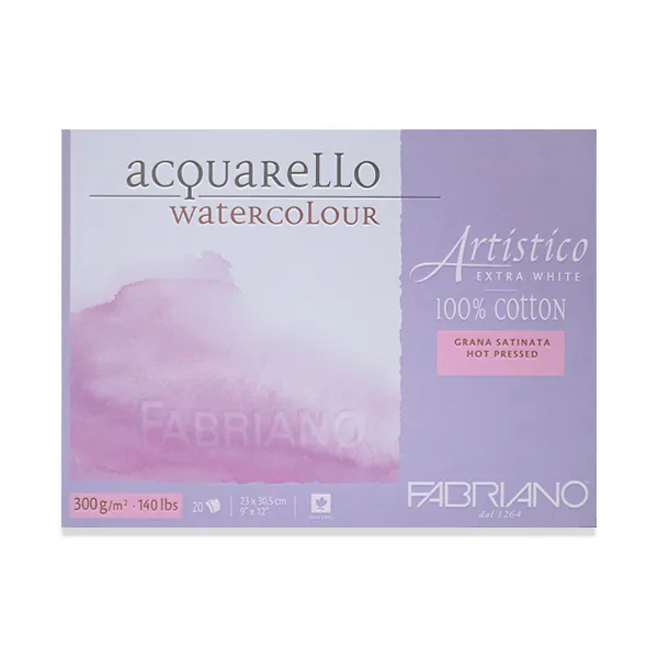 파브리아노 뉴아띠스티코 스케치북 230 x 305mm 300g 20매 순백색 세목