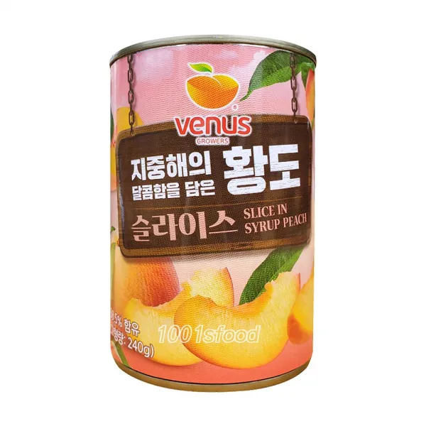 비너스 황도 슬라이스 410g(고형량 240g), 비너스 황도 슬라이스 410g, 단일상품