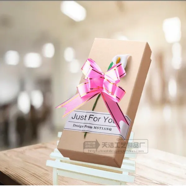 앤 케이 Ann_k 선물포장리본 손에 꽃을 꽂다 나비넥타이 밴드 스몰자 엠오이칼 아케이스 기프트 글씨리본 결혼식룩 장식 분홍 색상 12# 핑크 프놈펜 400