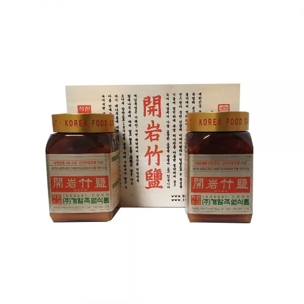 (9회.자죽염 알갱이 250g＊2개/휴대용자죽염 증정), 단일상품