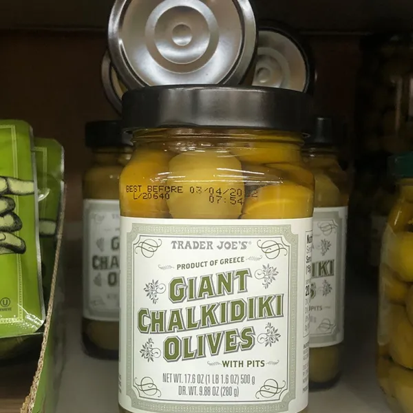Trader Joe's 트레이더조 자이언트 찰키디키 그린 올리브 280g (9.88oz) x 2병