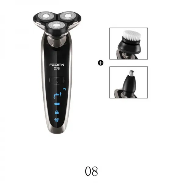 뉴타임즈4 전신워싱 4D 전기면도기 다목적직능 USB 충전식 스마트면도기 남성면도칼 XT19 A22, 08