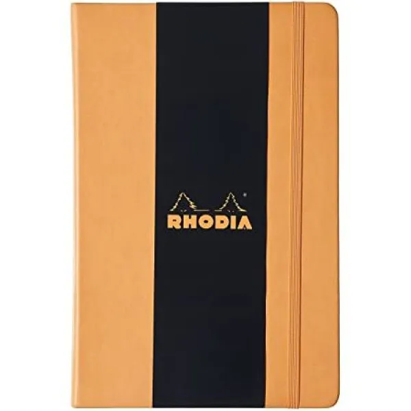 로디아 Webnotebook Webbies - 빈 96 매 - 5 12 × 8 14 - 오렌지 커버 9999991863880, 상세 설명 참조0