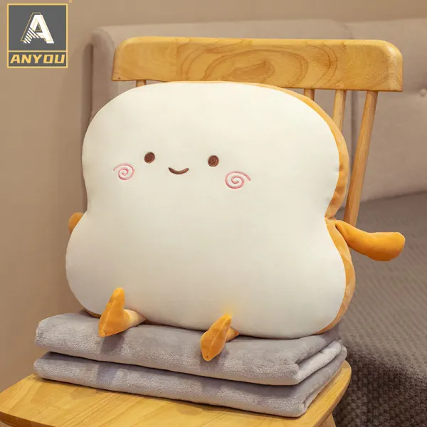 ANYOU 다리베개 낮잠이불 베개 일체형낮잠이불, 빙긋이 웃다