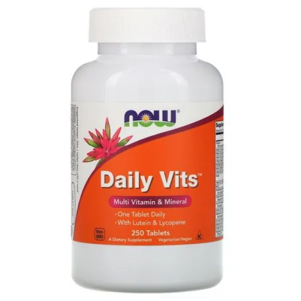 나우푸드 Daily Vits Multi Vitamin & Mineral 250 타블렛