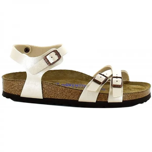 Birkenstock Kumba 여성용 노새 펄 화이트 2.5 UK (35 EU)