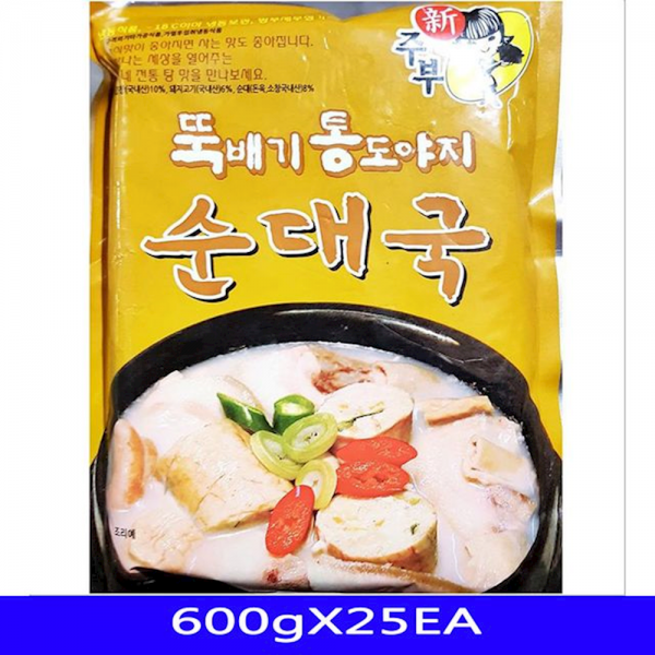 순대국 식당용 간편조리 선미식품 600gx25ea 간식 국 업소용식자재 안주 가공식품 Rajp 1개