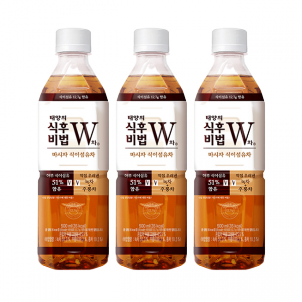 코카콜라 태양의 식후비법 W차 500ml 24개 한박스