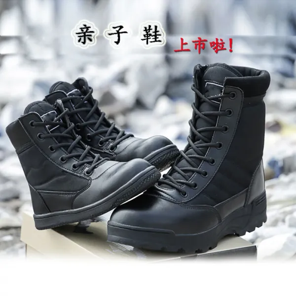 워커 특수병 남성군화 실외 하이탑 등산부츠 육군화 사막 내마모 초경량 밀리터리슈즈