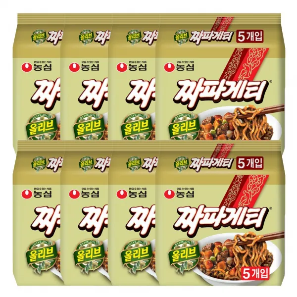 짜파게티멀티팩 140gX40개 한박스 무료배송오늘출발, 40개