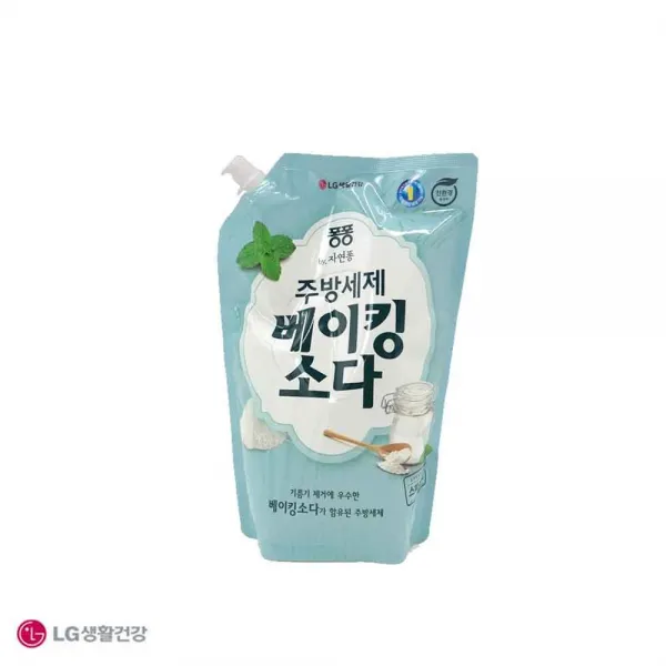 퐁퐁 베이킹소다 주방세제 1.2l 리필 식당세제 친환경 1개