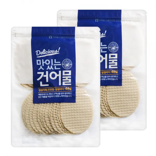 해맑은푸드 튀김쥐포, 400g, 2개입