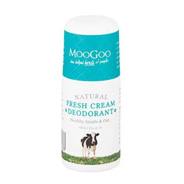 MooGoo Natural Fresh Cream Deodorant 2 fl oz MooGoo Natural F/9442355, 상세내용참조