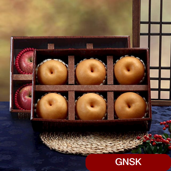 自然담음 알찬 사과배 2단 프리미엄 세트 국내산 국산 혼합과일세트 배 사과 과일 선물세트 Okum 1개