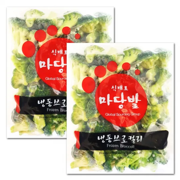 소디프 마당발 냉동브로컬리 1kgx2개 무료배송, 1개