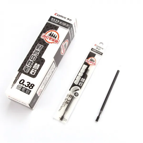 한마음이다 R93 매니쉬 리필심 038MM 재무용 근래 모빌 솜 사무실 어울리다 GP303, 블랙 （20 개 포장 ）