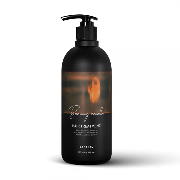 바나날 퍼퓸드 헤어 트리트먼트 버닝 바닐라 500ml, 1개
