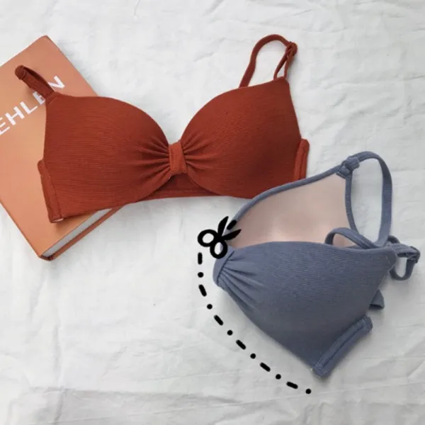 도오빠 여성 브래지어 브라 여자브래지어 얇은 학생