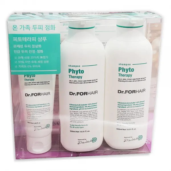 닥터포헤어 피토 테라피 천연 샴푸 500ml x 2 + 100ml, 1개