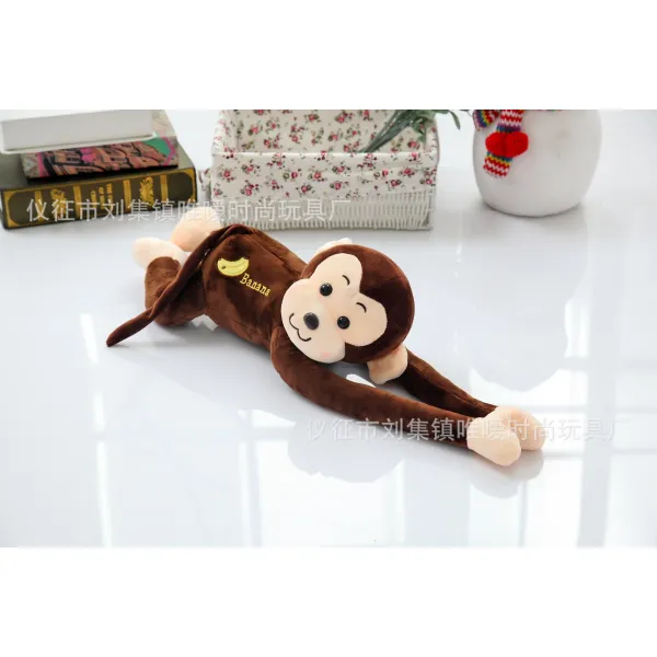 숓퍼 넙적다리원숭이 긴팔원숭이 자 피규어, 그레이 65cm