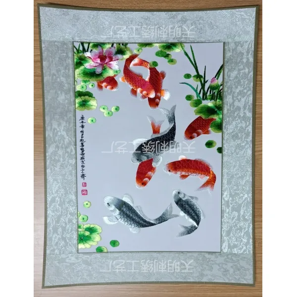 완제품 요리당 9 잉어 연꽃 남다 현관 비지니스 기프트 평침수 구어 연밥을 희롱함 4060