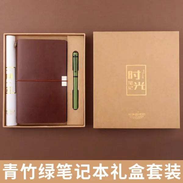 만년필각인 HERO 영웅 되 끝없다 남성 여성 글씨를 연습 전용 스핀 펜캡 비지니스 퀄리티 캘리그래피 붓 2770305904, 노트북 청 대나무 그린 0.5mm 표준세트 뾰족함