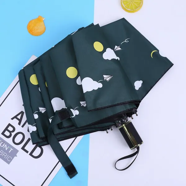 양산 리틀 프레시 오버사이즈 전자동우산 S학생 남녀 자외선 차단 선라이선스 접이식 파라솔 188번 Ar Z