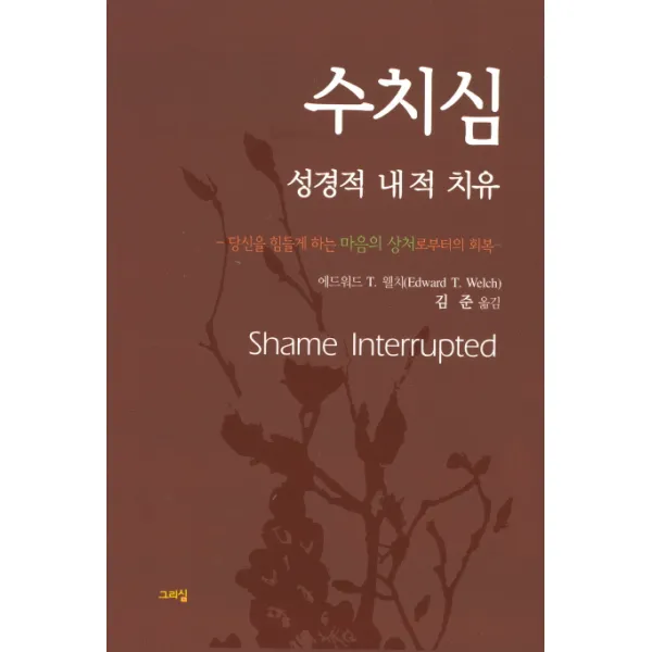 수치심 성경적 내적 치유:당신을 힘들게 하는 마음의 상처로부터의 회복, 그리심
