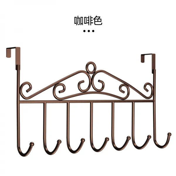 슬림 스틴 옷과 모자 갈고리 실용적 문뒤 문궤 투명 후크 강력함 헴라인 결탁걸다, 1, 7.9 /개 무타공 헴라인 강력함 맡