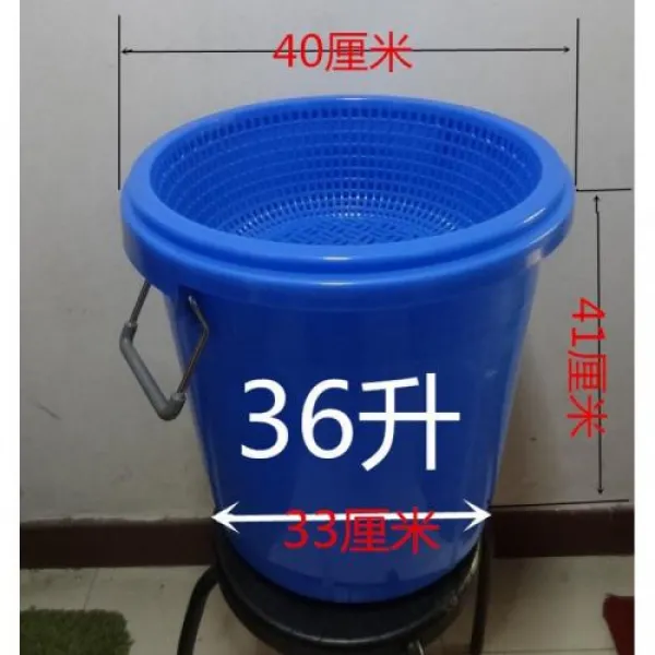 플라스틱휴지통 쓰레기통 비닐 무 뚜껑 개숫물 찌꺼기통 분리 차 잎 티 간, 100 리프트 직경 51 *하이 63/