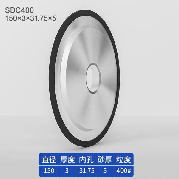 난산 SD C 금강석 평행 150MM 고경도 하드 합금 소재다, 150*3*31.75*5（400#）
