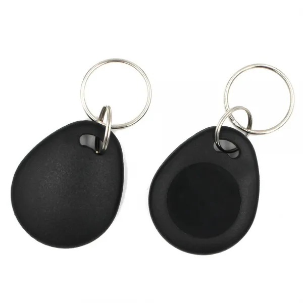 10Pieces 1356MHz MF 1K 열쇠 고리 RFID ABS 열쇠 고리 ISO14443A 액세스 제어 키 카드 토큰 NFC 태그 색상 검정 호텔 키