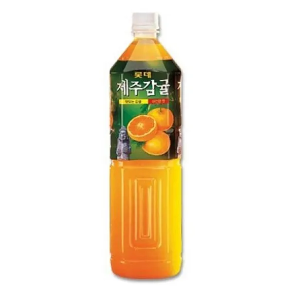 엿셤짱음료 롯데 제주감귤 1.5L 컵시꾐 5Ax7p+10763 생활용품 문구 사무용품 오렌지감귤주스 주스과즙음료, 기본이상품택함요