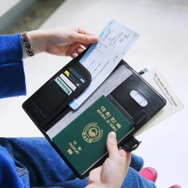 53 호갱탈출 / THE JOURNEY NO SKIMMING PASSPORT VER.4 여권케이스 여행지갑 뱅크북 다용도지갑 남녀공용통장지갑