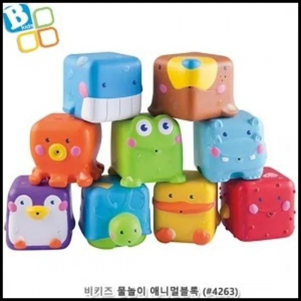 OT 비키즈 물놀이 애니멀블록 어린이 놀이세트 키즈 완구 장난감 두뇌게임 토이 보드게임