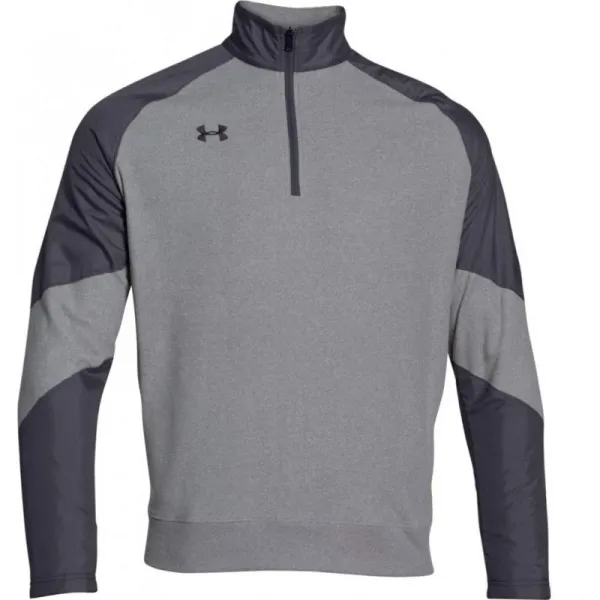 Under Armour 남자 단체전 양털 1/4 Zip 풀오버, 단일옵션