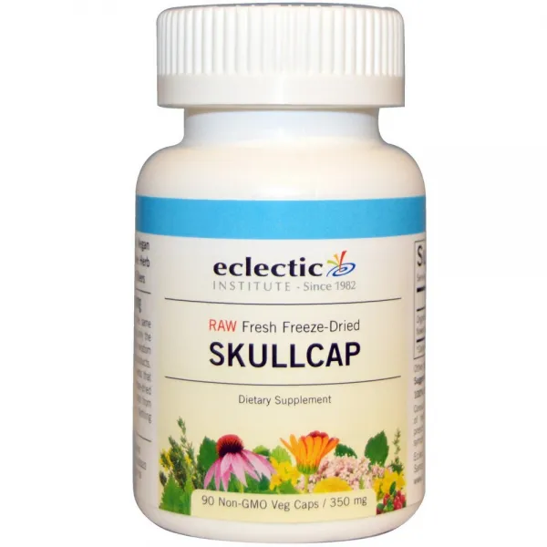 Eclectic Institute 스컬캡 350mg 90 비유전자조작정, 상세설명참조